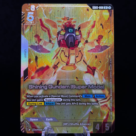 Shining Gundam (Super Mode) (R+) - Freedom Ascension Single Card