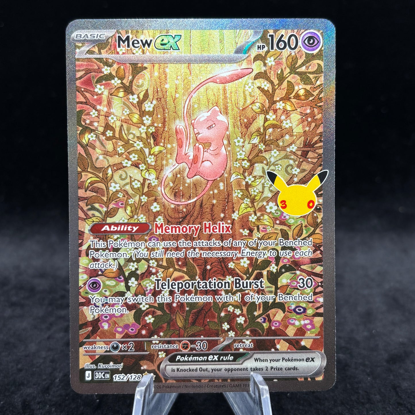 Mew ex - 152/128 - ME: 30th Celebration Single Card