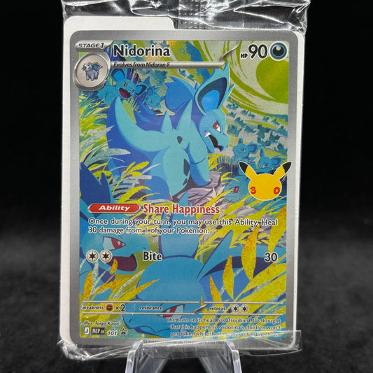 Nidorina - 101 (30th Celebration) *Sealed* Single Card
