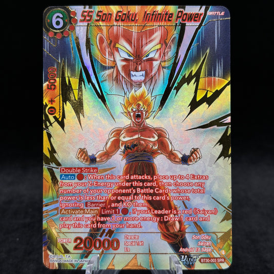 SS Son Goku, Infinite Power (SPR) Single Card