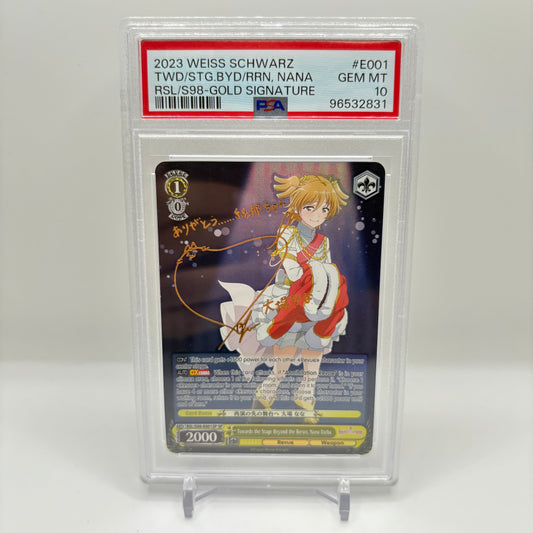 2023 WEISS SCHWARZ TWD/STG.BYD/RRN, NANA
RSL/S98-GOLD SIGNATURE