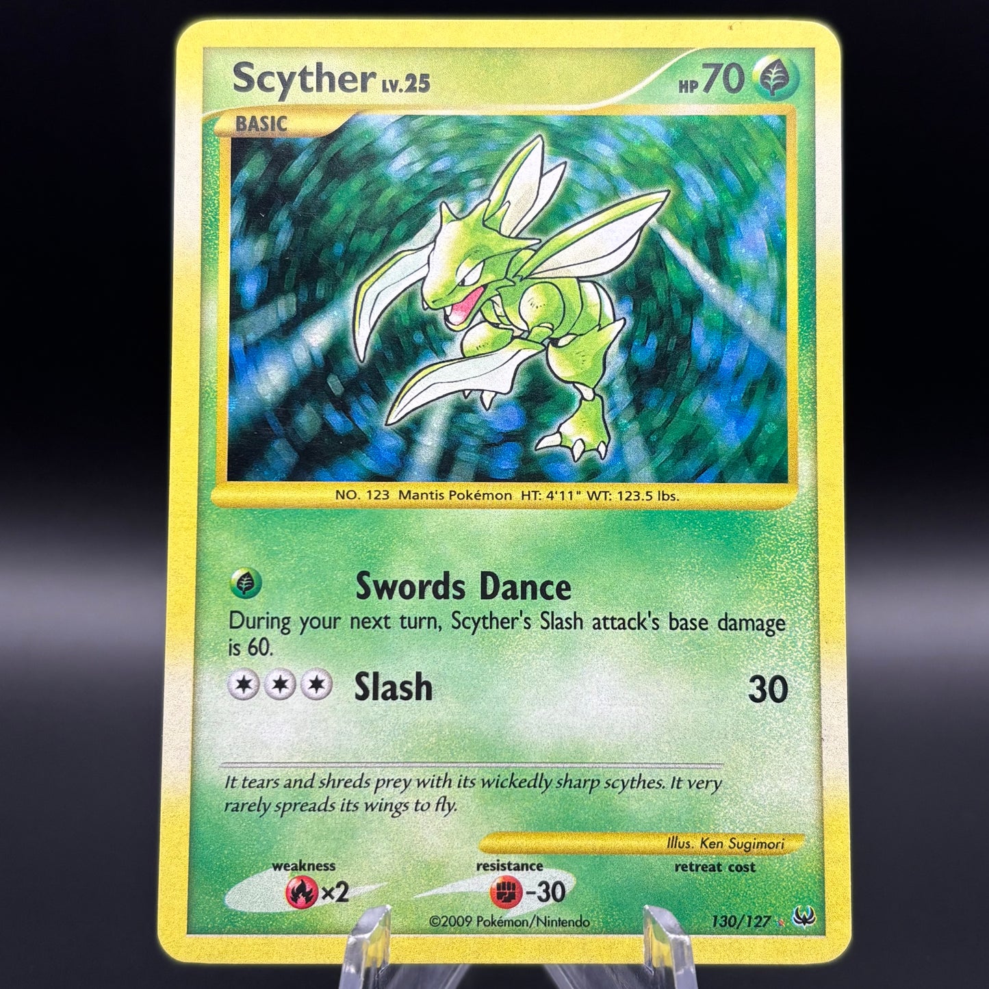 Scyther - Platinum Single Card *Light Play*