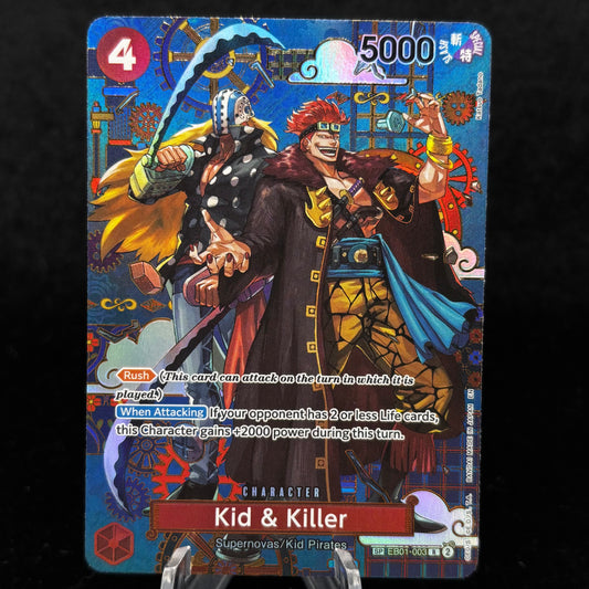 Kid & Killer - EB01-003 (SP) - The Azure Sea's Seven *Light Play* Single Card