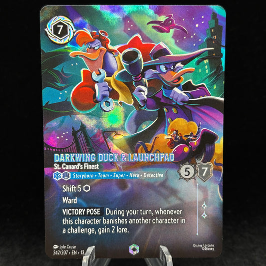 Darkwing Duck & Launchpad - St. Canard's Finest (Enchanted) - Attack of the Vine! Single Card