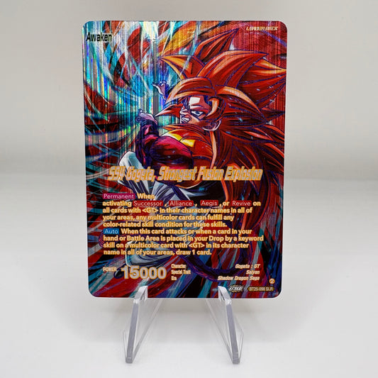 SS4 Gogeta, Strongest Fusion Explosion (SLR) - Legend of the Dragon Balls (BT25) Single Card