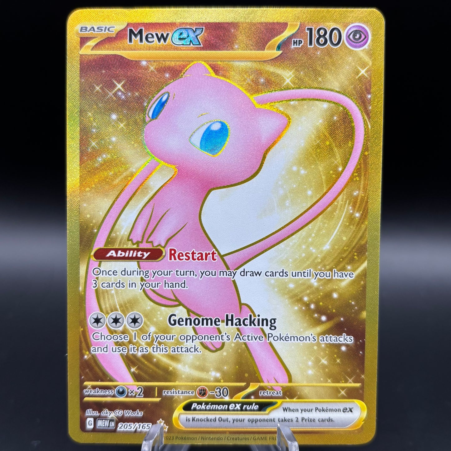 Mew ex - 205/165 - SV: Scarlet & Violet 151 Single Card