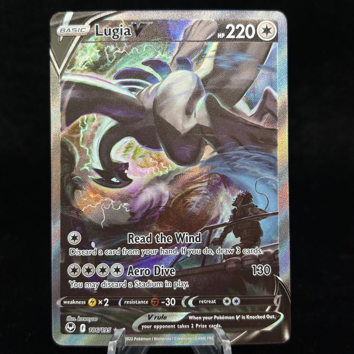 Lugia V (Alternate Full Art) 186/195 Single Card