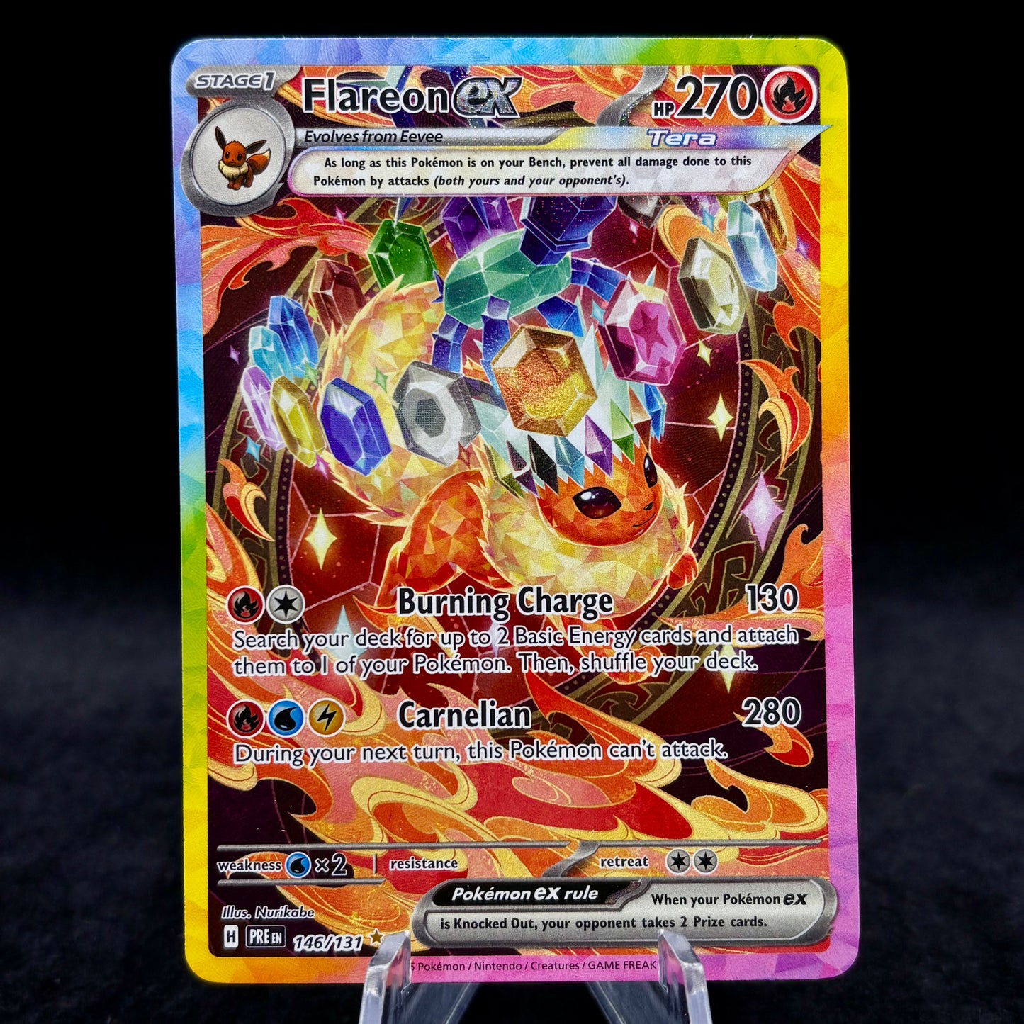 Flareon ex - 146/131 - SV: Prismatic Evolutions Single Card