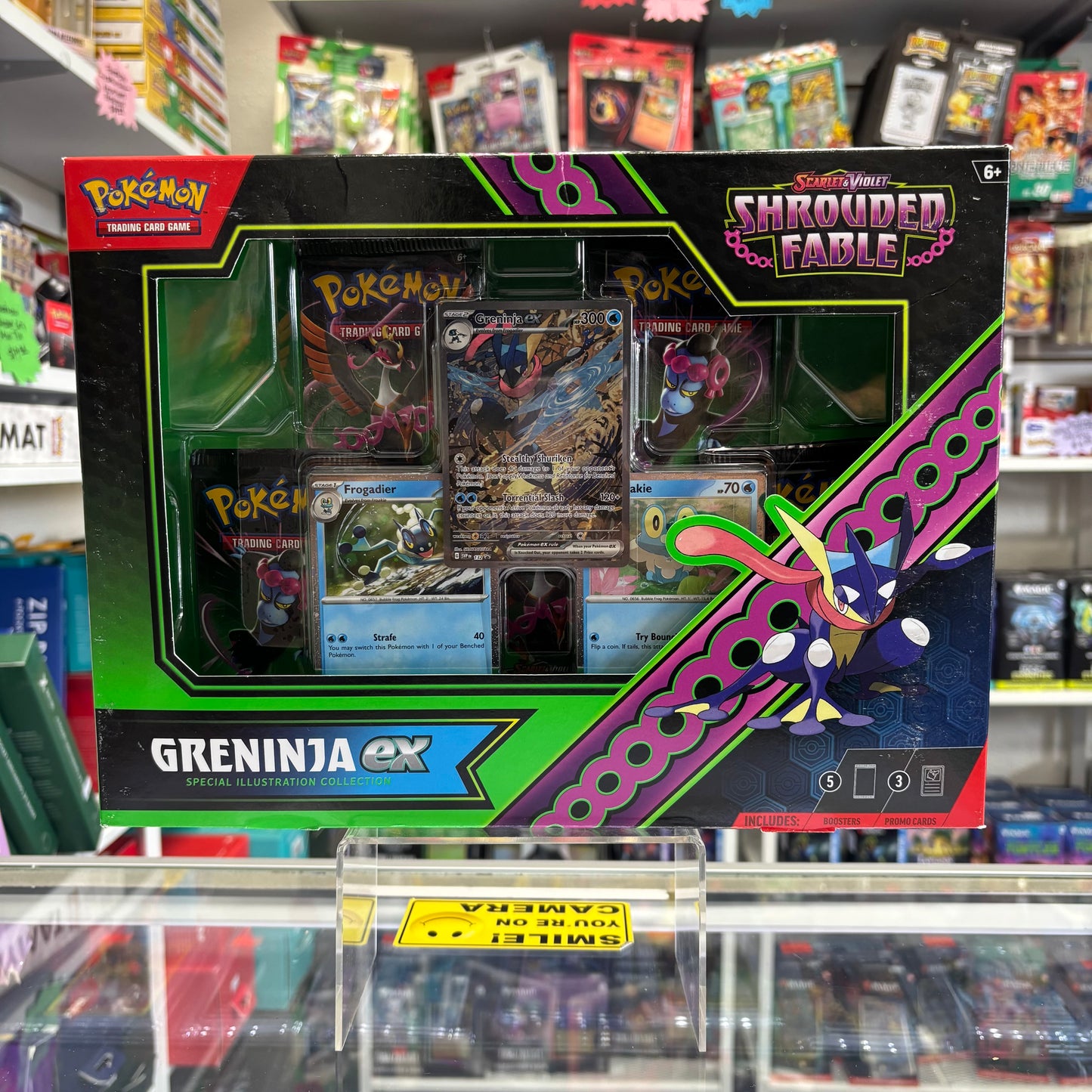 Pokemon Scarlet & Violet - Greninja EX Special Illustration Collection [5 Pack]