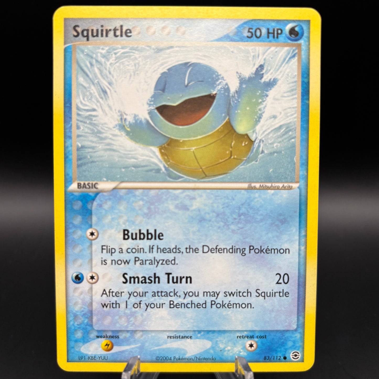 Squirtle - 083/112 - FireRed & LeafGreen *Moderately Played* Single Card