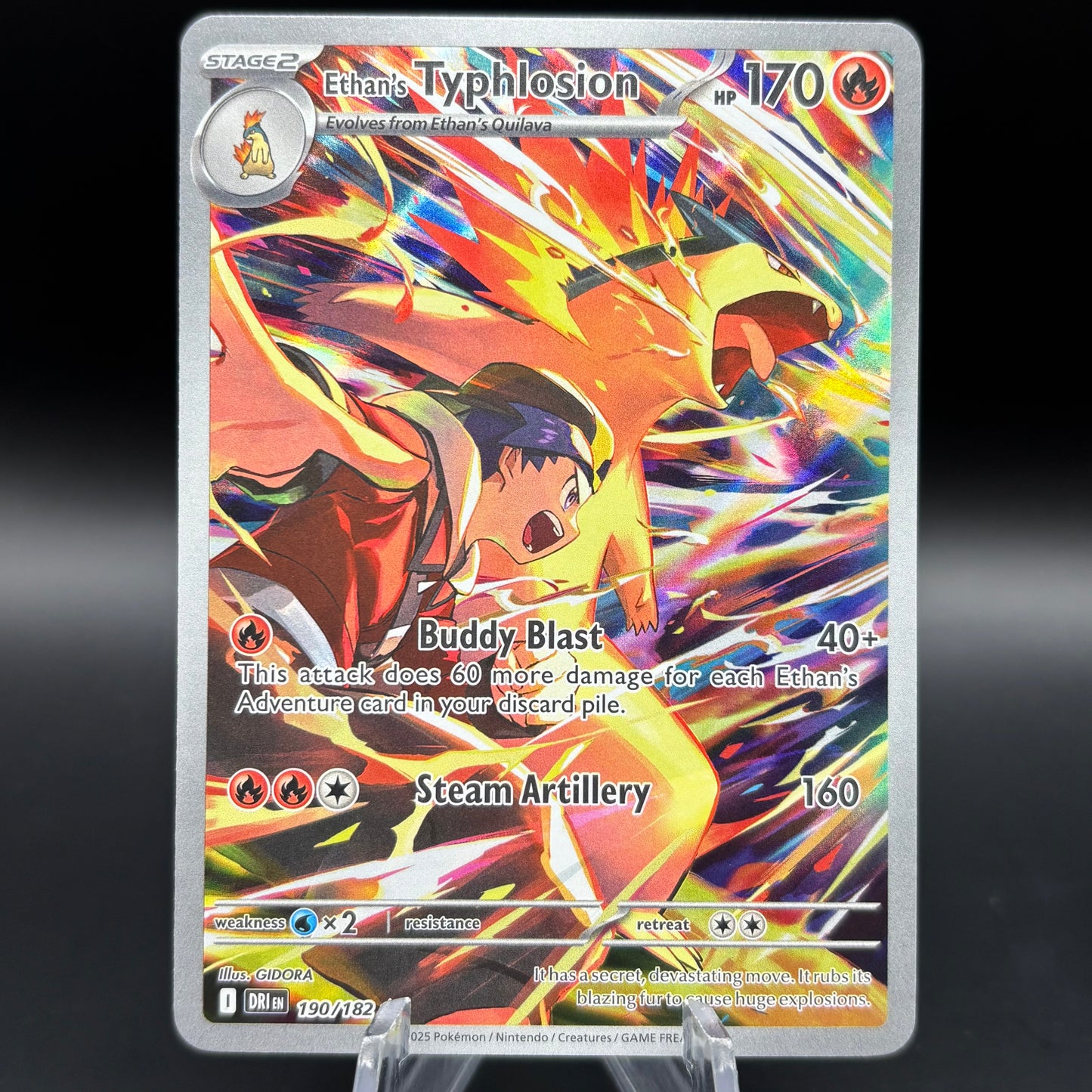 Ethan's Typhlosion - 190/182 Single Card
