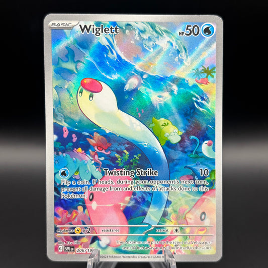 Wiglett - 206/198 - SV01: Scarlet & Violet Base Set Single Card *Light Play*