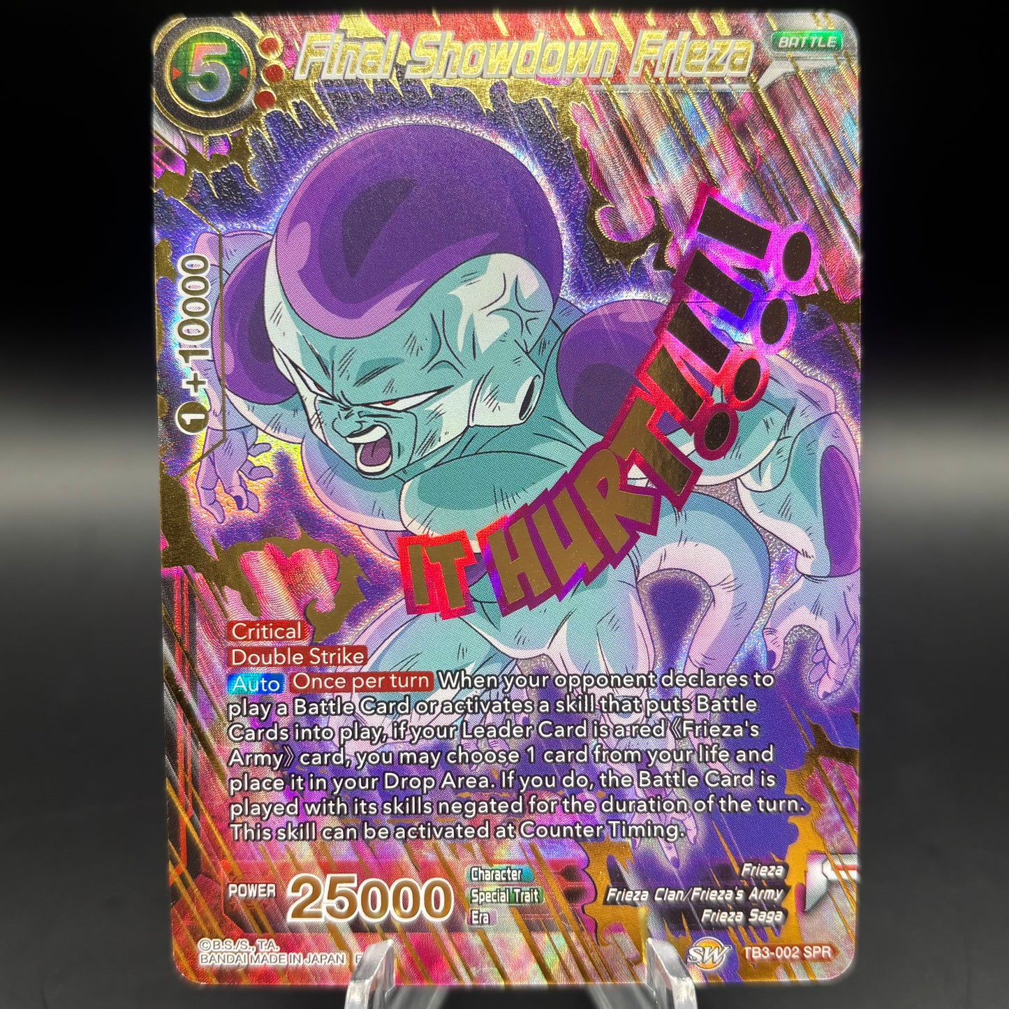 Final Showdown Frieza (SPR) - Clash of Fates (DBS-TB03) Single Card