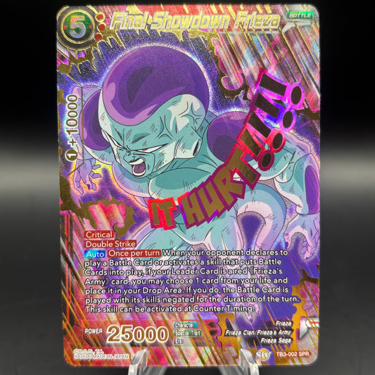 Final Showdown Frieza (SPR) - Clash of Fates (DBS-TB03) Single Card