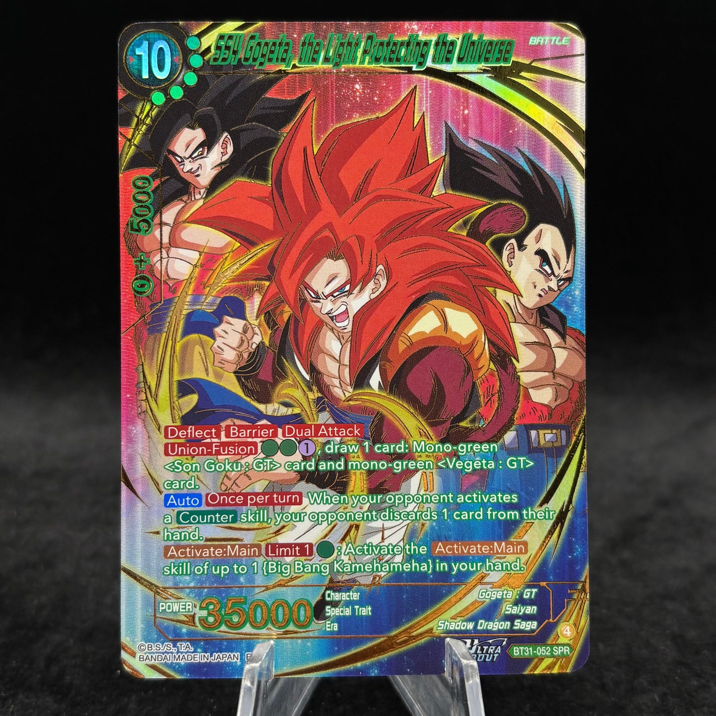 SS4 Gogeta, the Light Protecting the Universe (SPR) - Impact Beyond Dimensions (BT31) Single Card