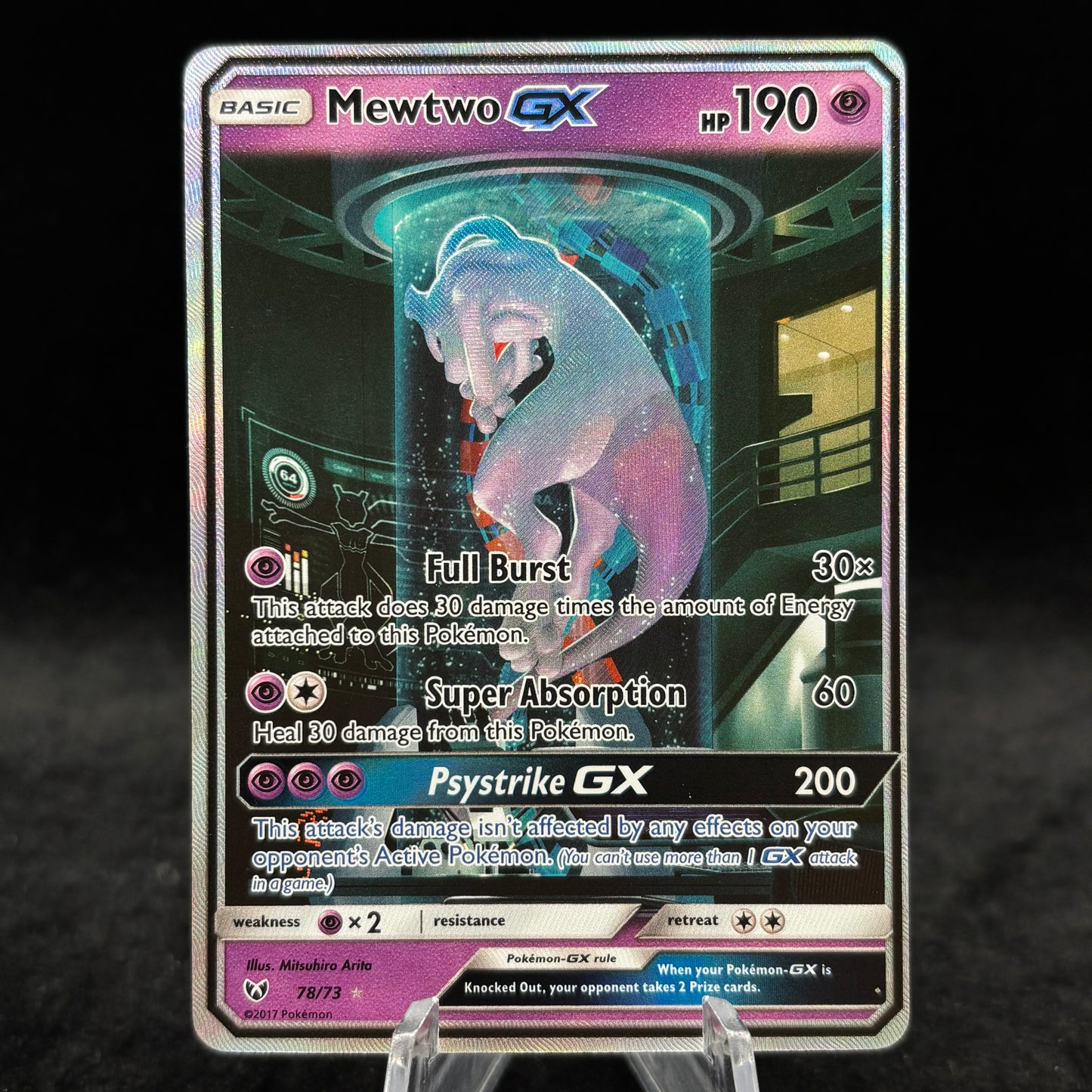 Mewtwo GX (Secret Shining) - Shining Legends *Light Play* Single Card