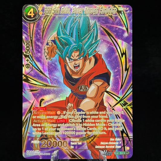 SSB Son Goku, Power Through Evolution (SPR) Single Card