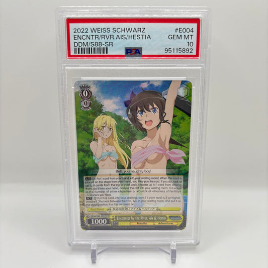 PSA 10 2022 WEISS SCHWARZ ENCNTR/RVR.AIS/HESTIADDM/S88-SR
