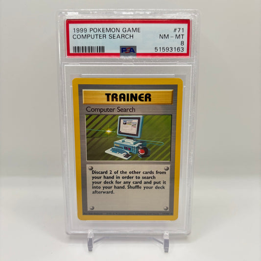 PSA 8 1999 POKEMON GAME #71 COMPUTER SEARCH