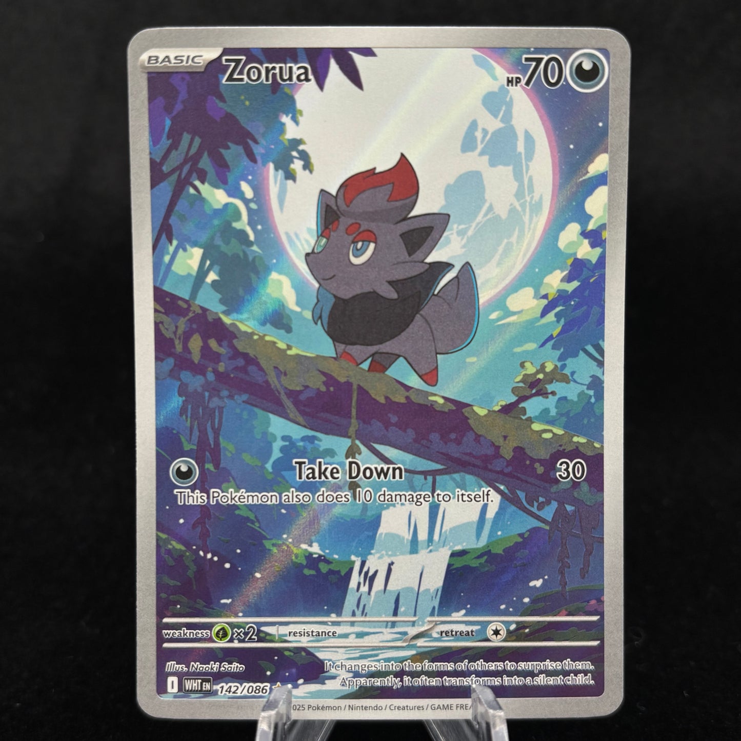 Zorua - 142/086 - White Flare Single Card