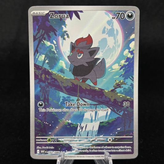 Zorua - 142/086 - White Flare Single Card