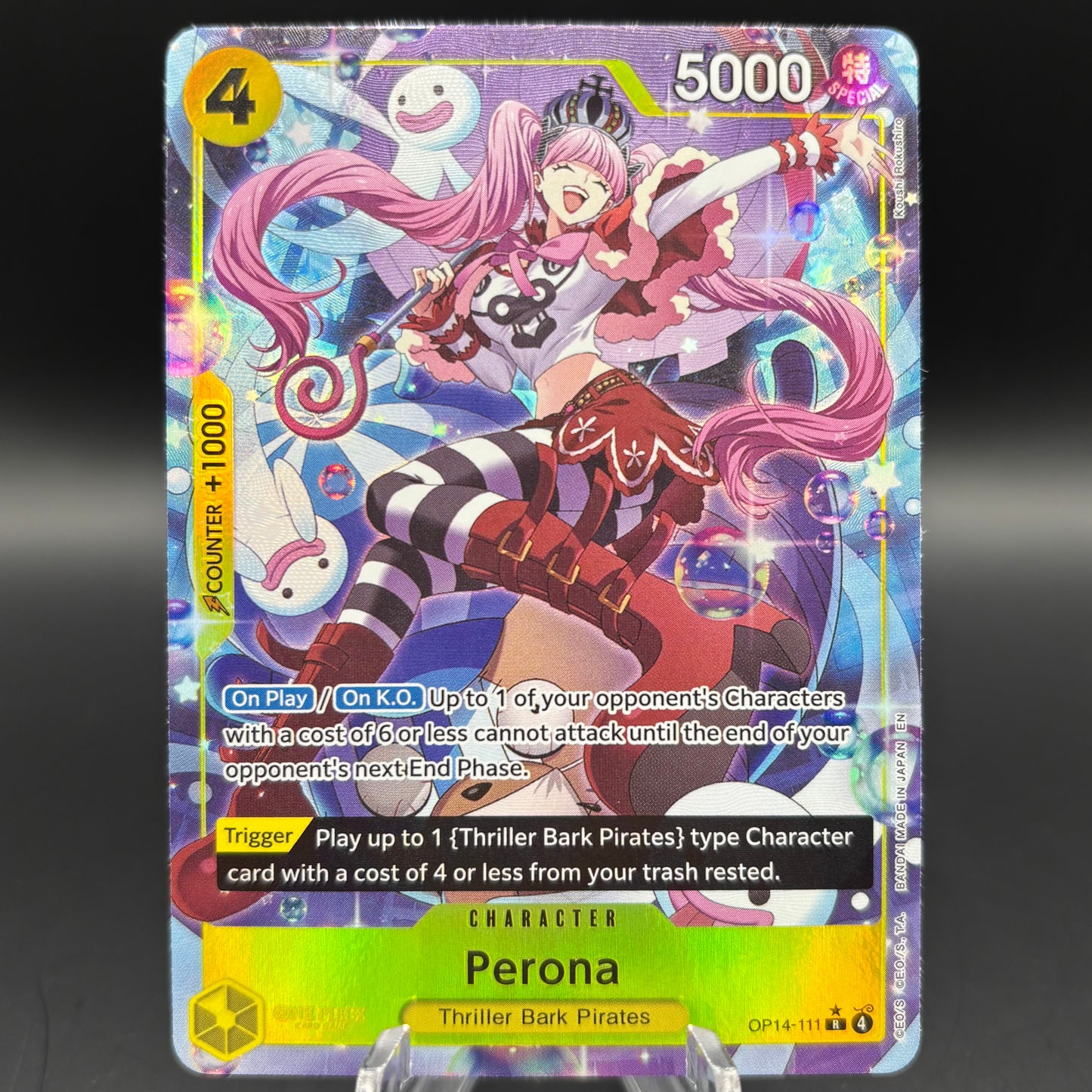 Perona - OP14-111 (Alternate Art) - The Azure Sea's Seven Single Card
