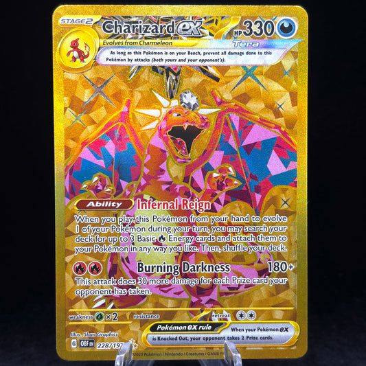 Charizard ex - 228/197 - SV03: Obsidian Flames *Light Play* Single Card