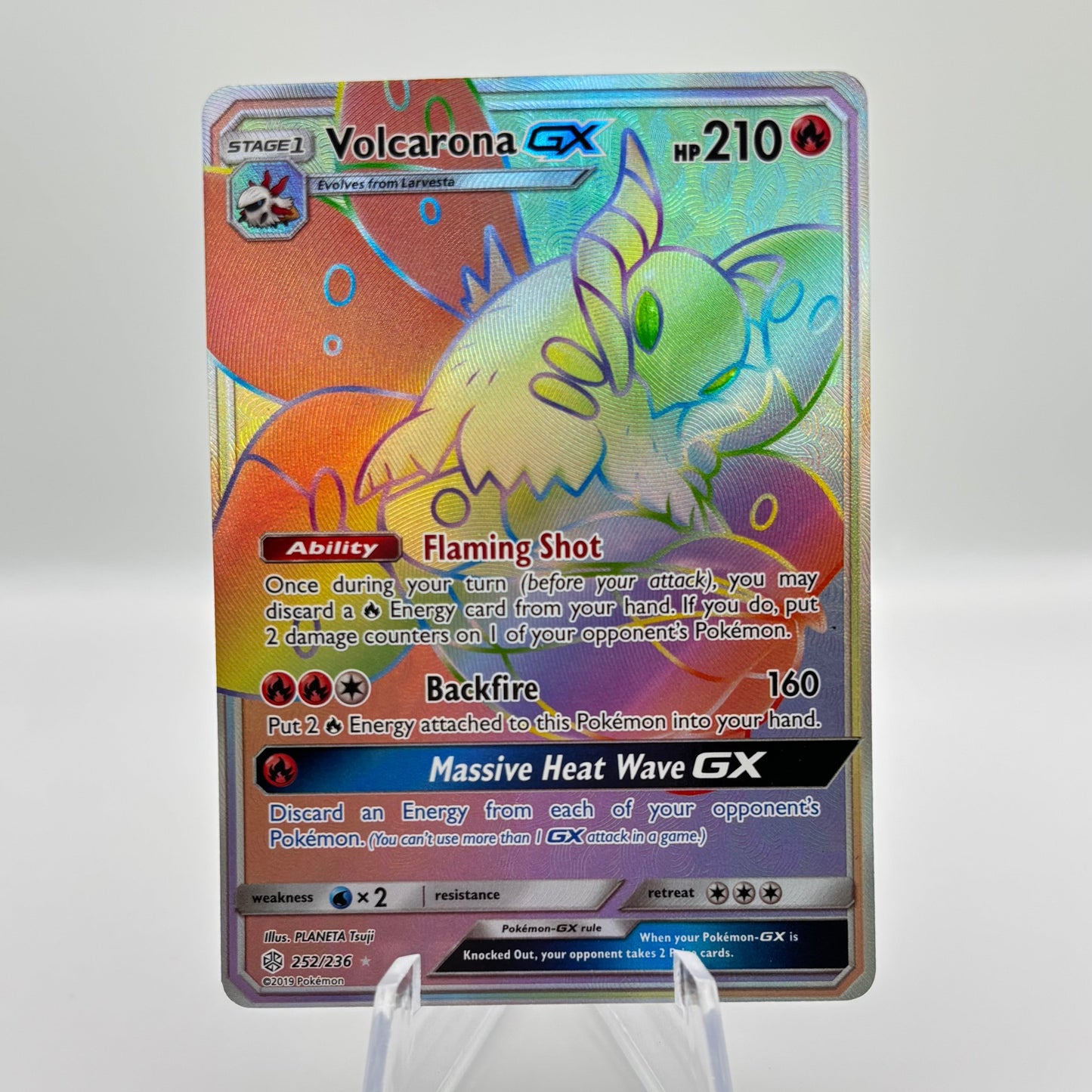 Volcarona GX (Secret) - SM - Cosmic Eclipse Single Card