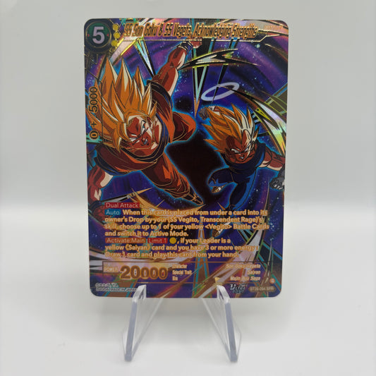 SS Son Goku & SS Vegeta, Acknowledging Strengths (SPR) - Prismatic Clash Single Card