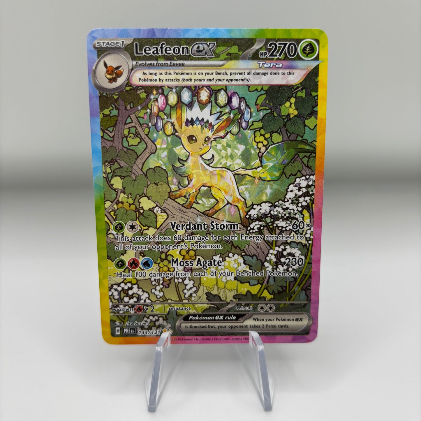 Leafeon ex - 144/131 - SV: Prismatic Evolutions (PRE)
