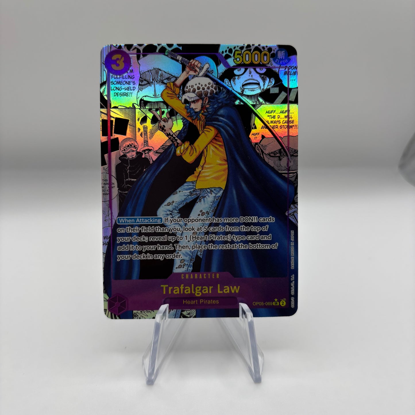 Trafalgar Law (069) (Alternate Art) (Manga) - PRB01 Single Card