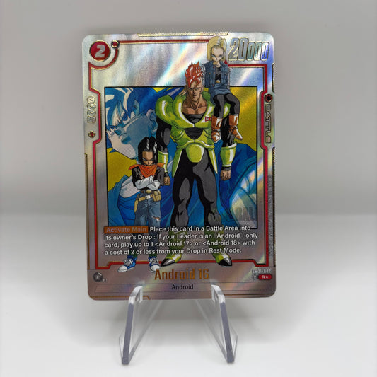 Android 16 SB01-002 - Alternate Art - Manga Booster 01 Single Card