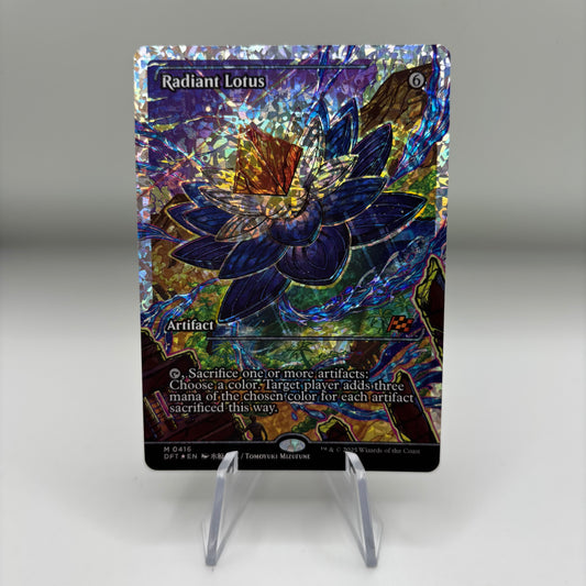 Radiant Lotus (Showcase) (Fracture Foil) - Aetherdrift Single Card