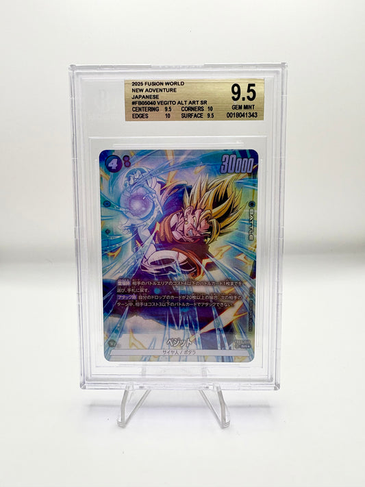 BGS 9.5 Fusion World New Adventure Japanese FB05-040 Vegito Alt Art SR