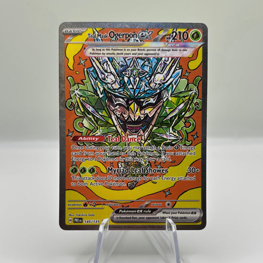 Teal Mask Ogerpon ex - 145/131 - SV: Prismatic Evolutions Single card
