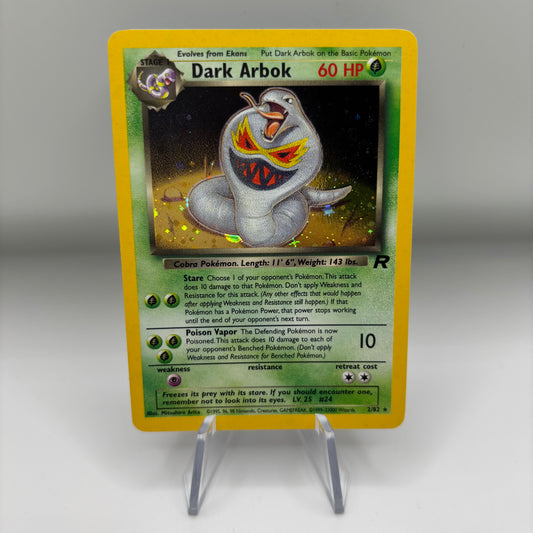 Dark Arbok #2 Pokemon Team Rocket (LP) Single Card
