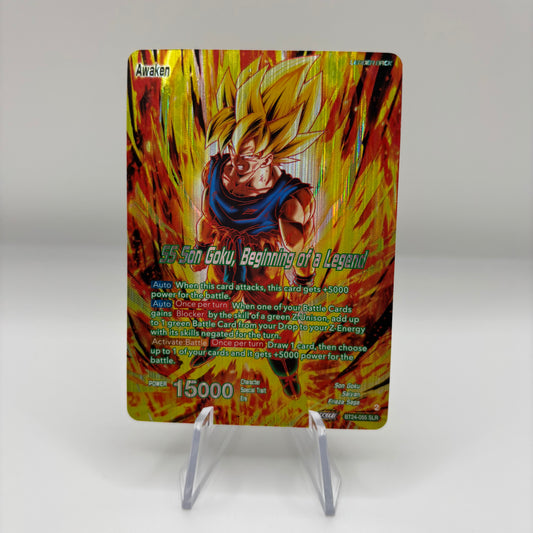 Son Goku // SS Son Goku, Beginning of a Legend (SLR) - Beyond Generations Single Card