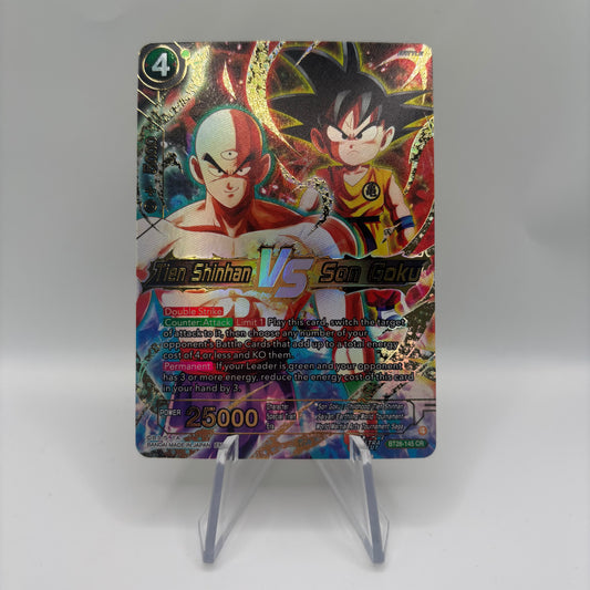 Tien Shinhan VS Son Goku - Prismatic Clash Single Card