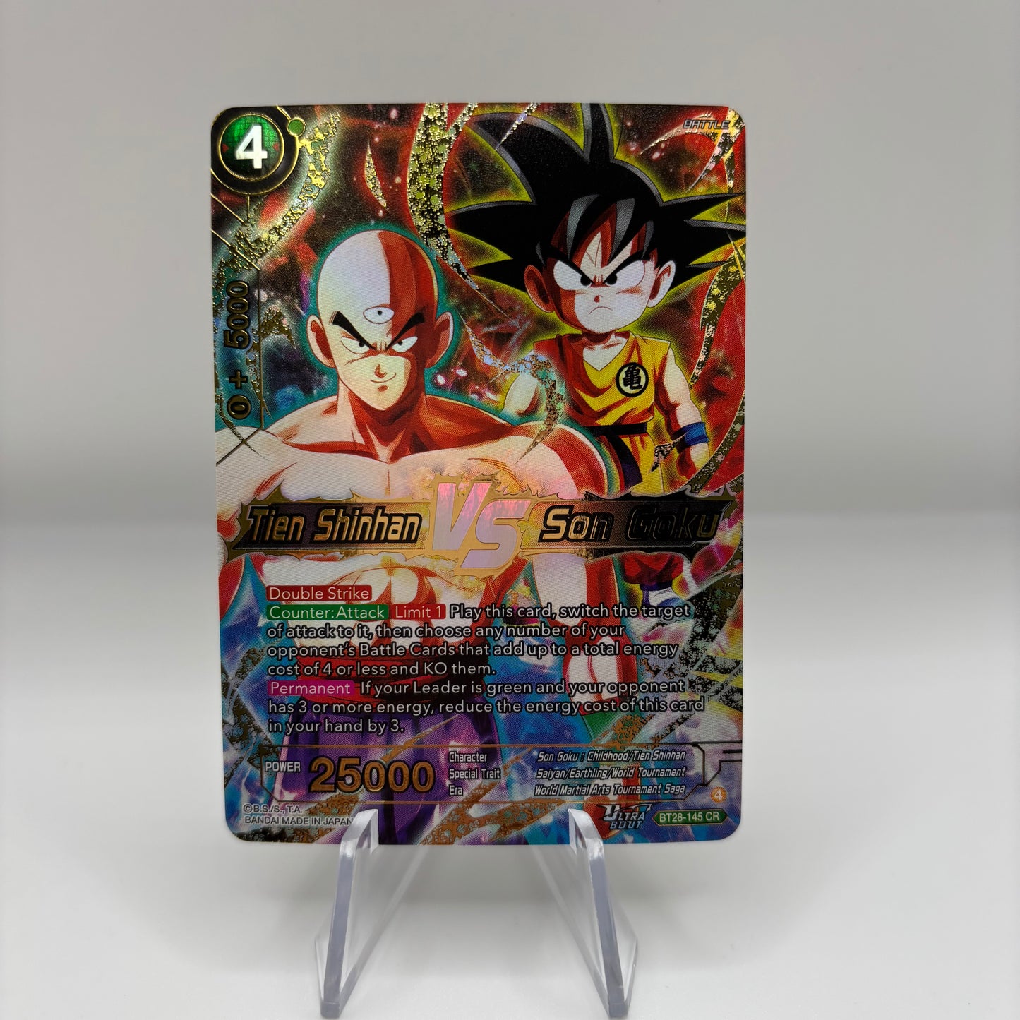 Tien Shinhan VS Son Goku - Prismatic Clash (BT28) Single Card