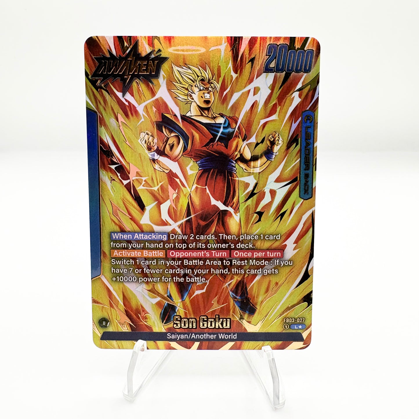 Son Goku - FB03-027 (Alternate Art) - Raging Roar (FB03)