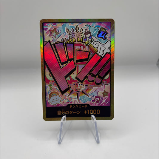 One Piece Premium Booster The Best Don!! Card Uta Gold Holo Foil Japanese Single Card