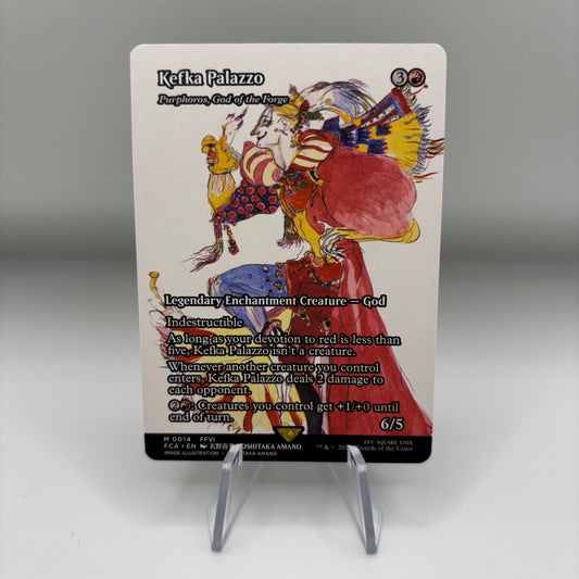 Kefka Palazzo - Purphoros, God of the Forge (Showcase) - FINAL FANTASY: Through the Ages (FCA) Single Card