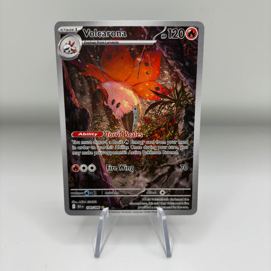 Volcarona - 100/086 - SV: Black Bolt Single Card