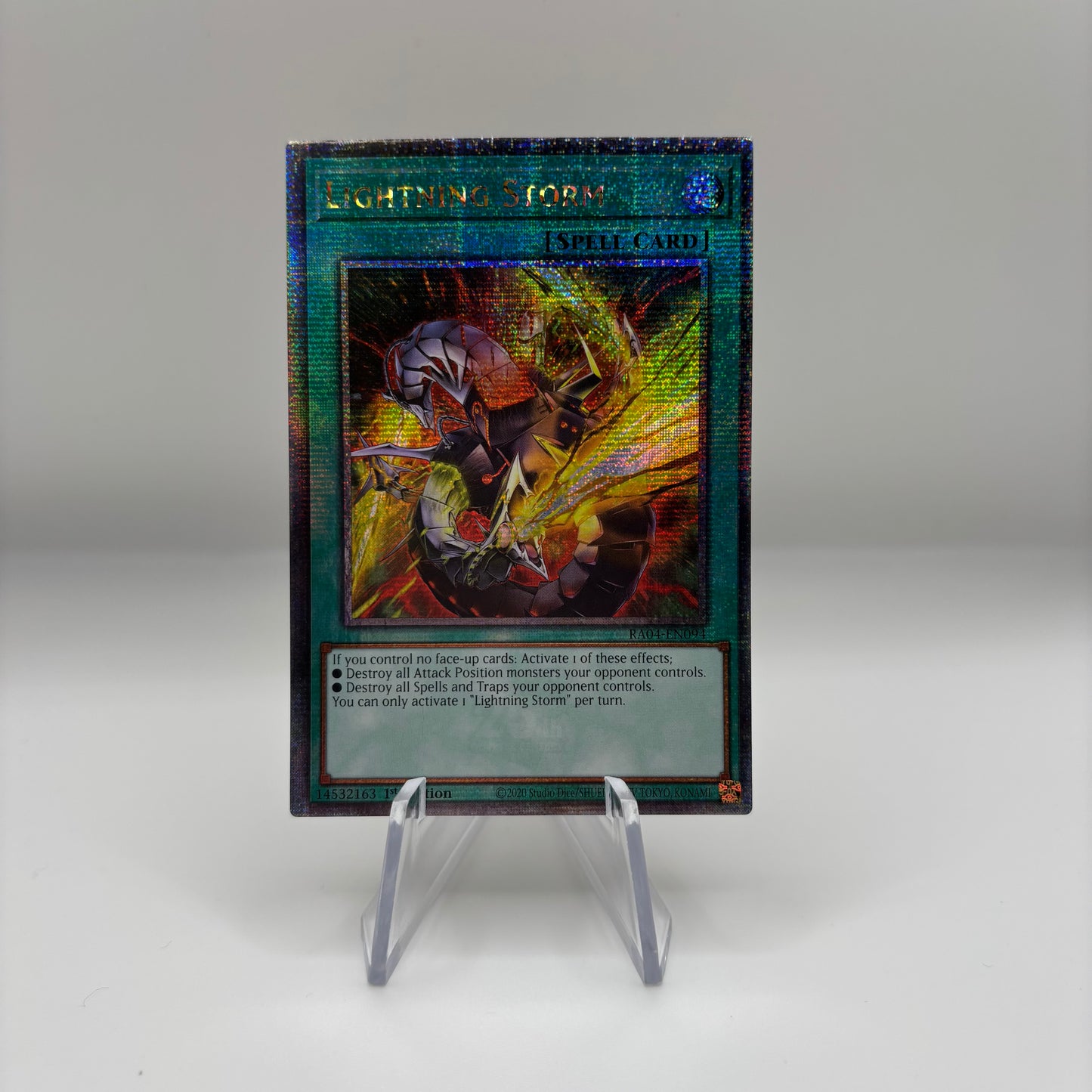 Yu-Gi-Oh - Lightning Storm Quarter Century Rare Single Card