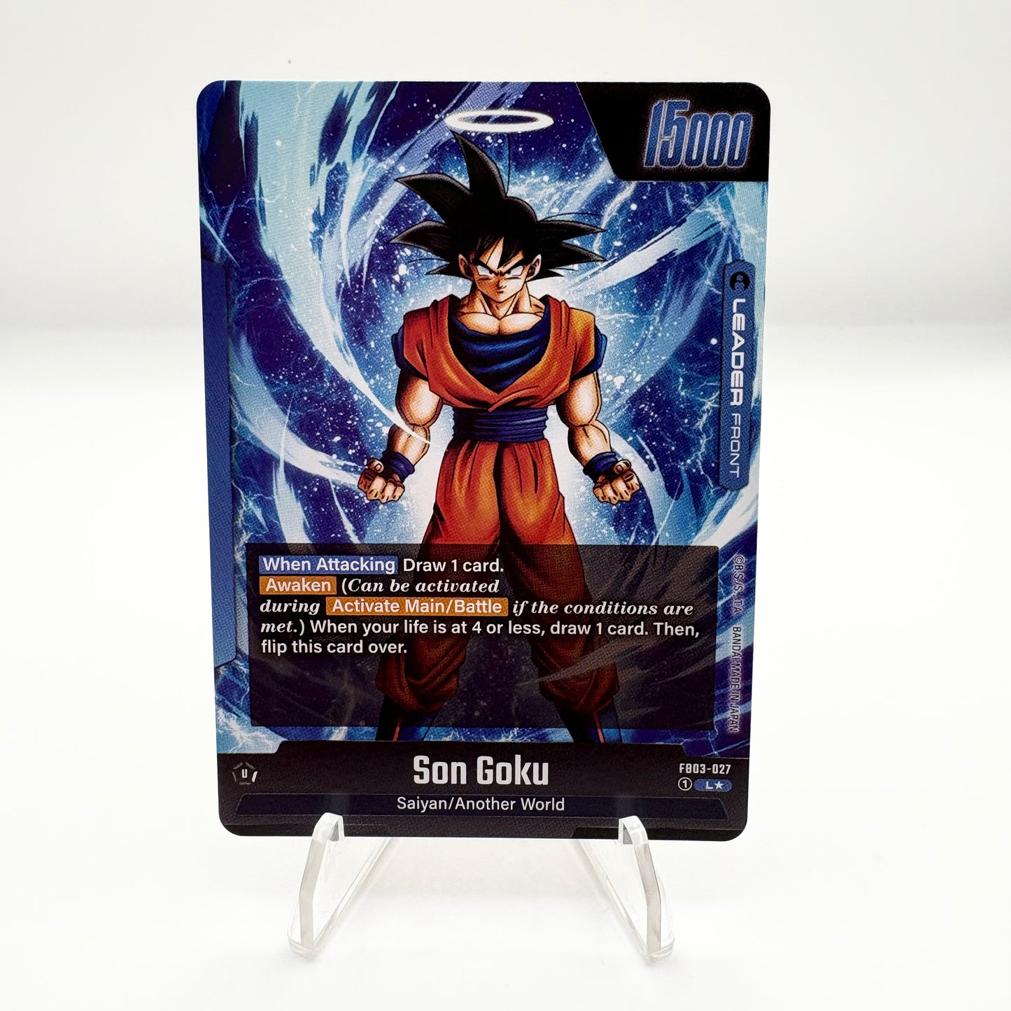 Son Goku - FB03-027 (Alternate Art) - Raging Roar (FB03)