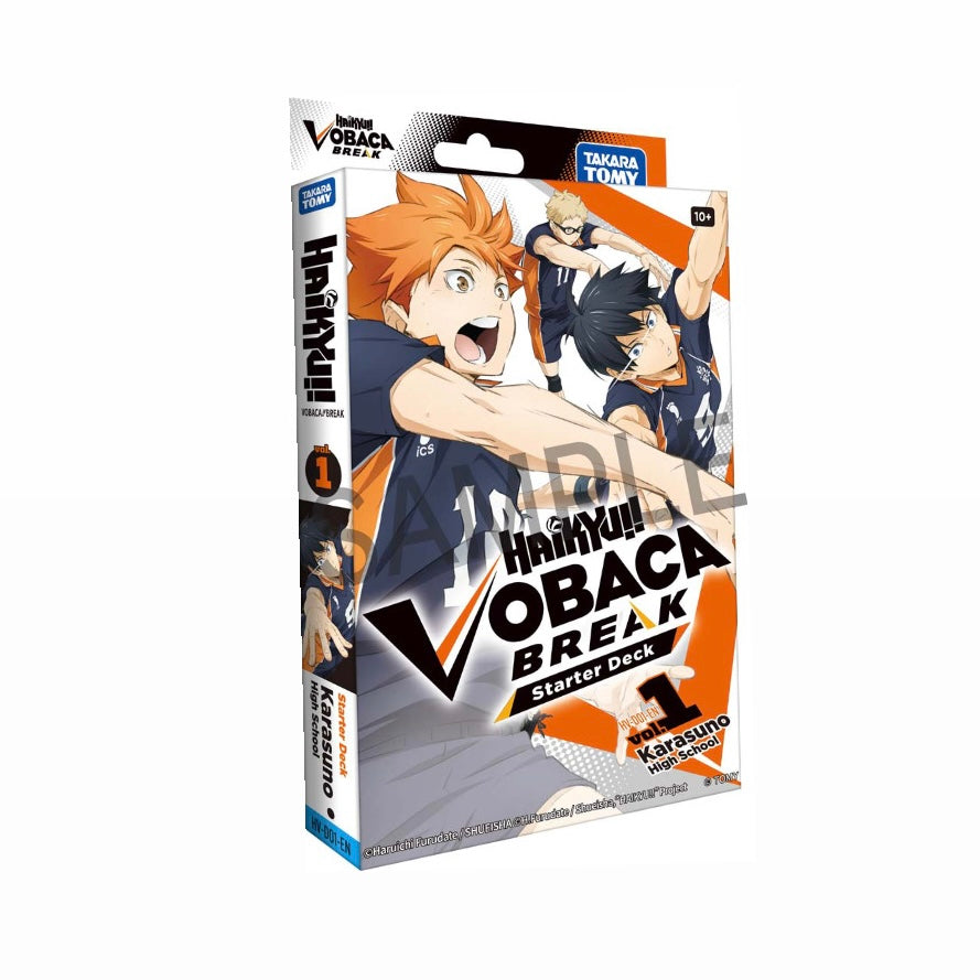 Haikyu!! Vobaca Break Starter Deck Vol. 1 Karasuno High School English Edition