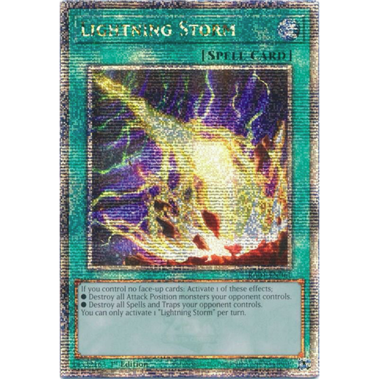 Yu-Gi-Oh - Lightning Storm Quarter Century Rare