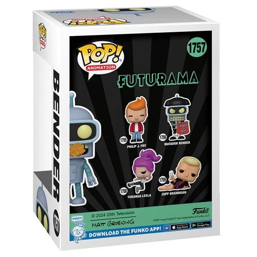 Futurama Bender Funko Pop! Vinyl Figure #1757 CHASE