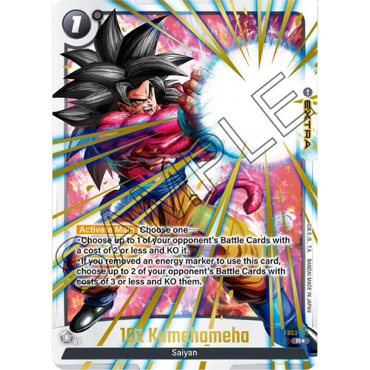 10x Kamehameha (Alternate Art) - Raging Roar Alternate Art Reprints