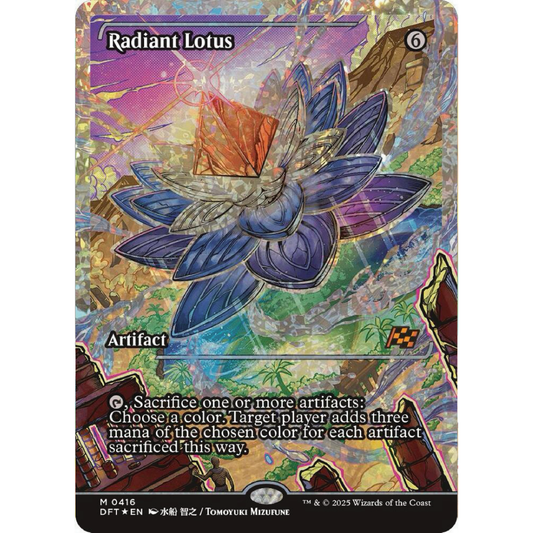 Radiant Lotus (Showcase) (Fracture Foil) - Aetherdrift